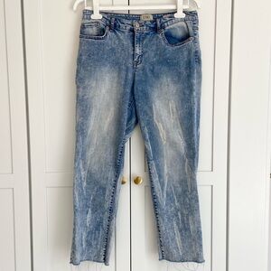 LOGO by Lori Goldstein Straight Leg Ankle Jeans Size 12